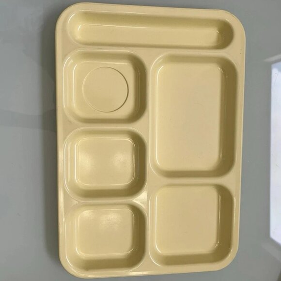 Set of 2 Vintage Dallas Ware Cafeteria Plastic Trays P71 * Made in USA - Picture 9 of 10